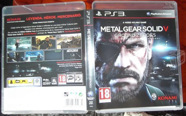 Metal gear solid v ground zeroes ps3