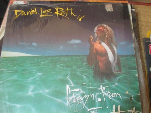 DAVIN LEE ROTH. CRAZY FROM THE HEAT. Disco LP