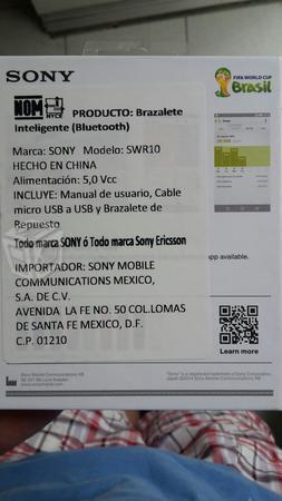 Smartband Sony Brasil