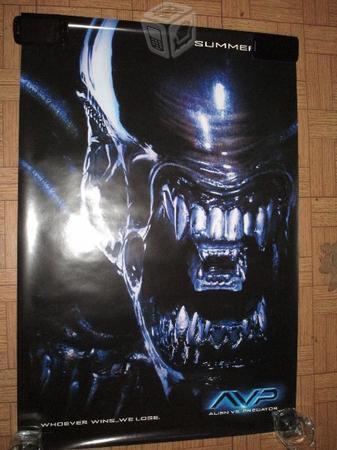 Alien poster de cine alien vs predator dos vistas