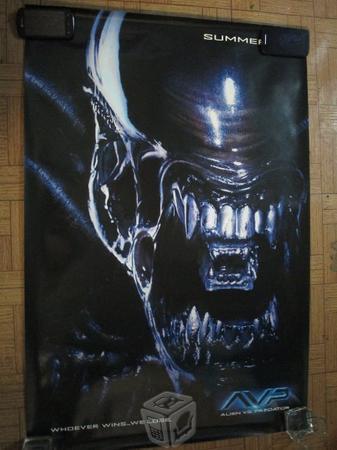 Alien poster de cine alien vs predator dos vistas