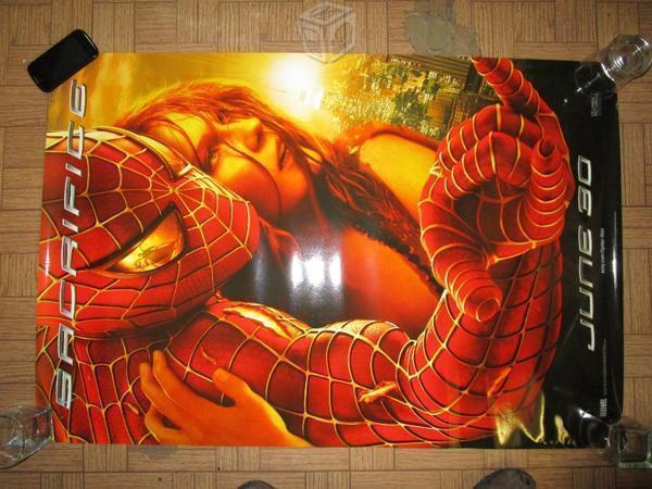 Poster spiderman 2 sacrifice de cine doble vista