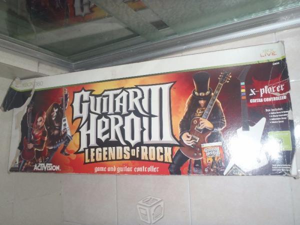 Guitarra Blanca Guitar Hero xbox 360
