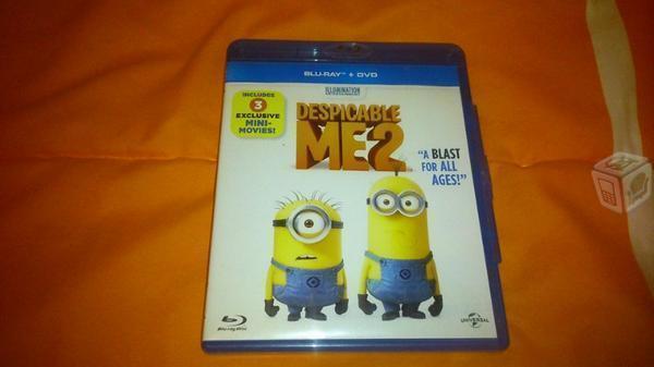 Bluray minions blu ray incluye 2 discos de 10