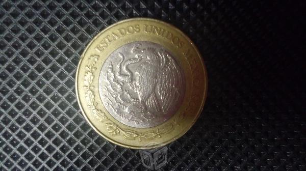 Moneda de colección 20 pesos Octavio Paz, año 2000