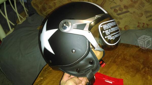 Casco italiano 3/4 certificado nuevo