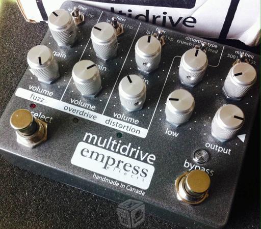 Pedal Empress multidrive over distor fuzz