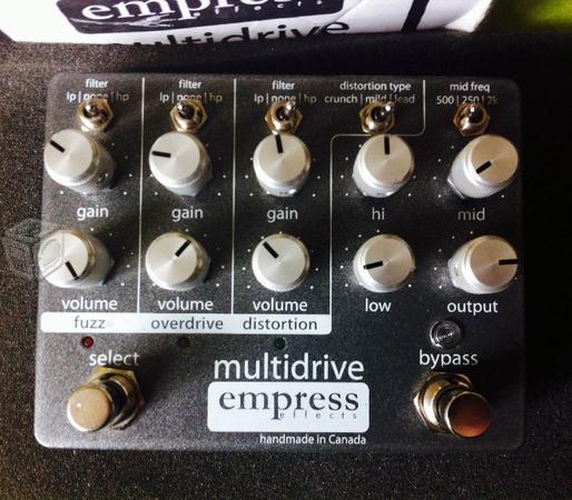 Pedal Empress multidrive over distor fuzz