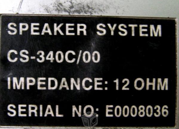 PHILIPS CS-340C Speaker System