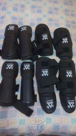 Espinilleras y antebraseras para taekwondo VICTORY