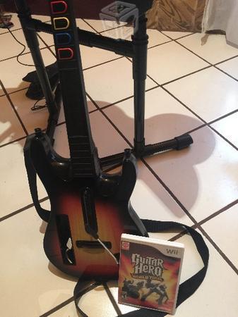 Kit de guitar hero para wii