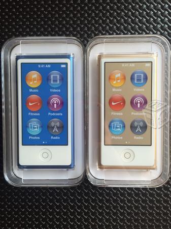 IPOD NANO AZUL Y ORO nuevos y sellados