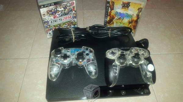 Ps3 Slim 2juegos 2 controles