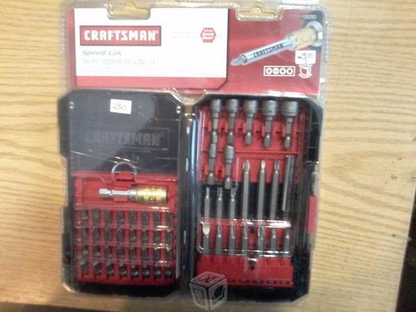 Herramienta craftsman set 54 pcs puntas nuevo emp