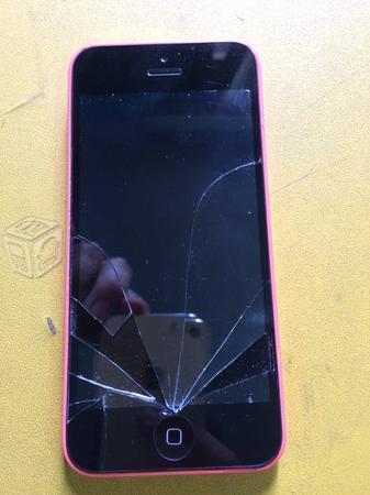 IPhone 5c cristal roto