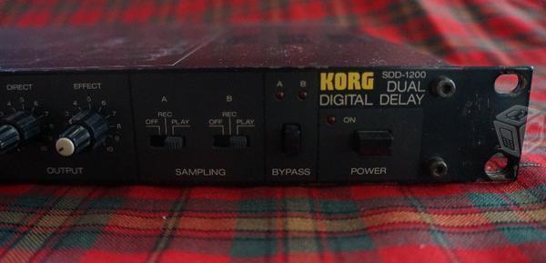 Korg Dual Digital Delay Sdd-1200 Vintage Rack Echo