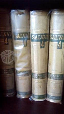 Salvat enciclopedia cuatro tomos