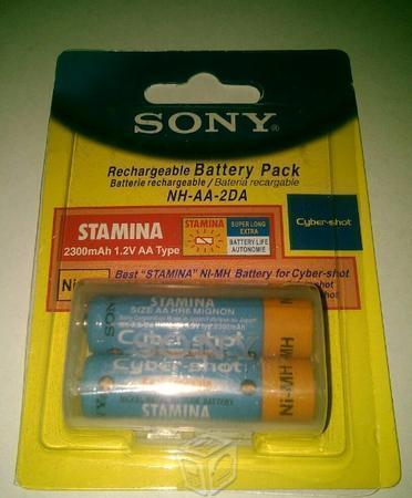 Pilas SONY recargables doble aa