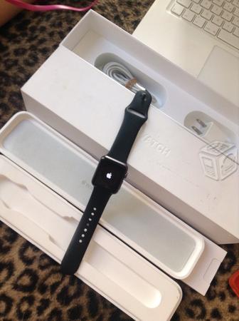 Iwatch 38mm sport negro caja manuales extensible