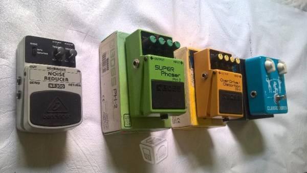 Pedales para guitarra y pedalboard