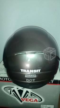 Casco para moto helmet open face Mod. transit