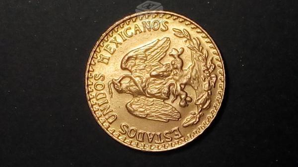 Moneda de 2 pesos oro