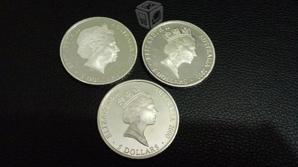 Monedas de plata de las olimpiadas de sydney 2000