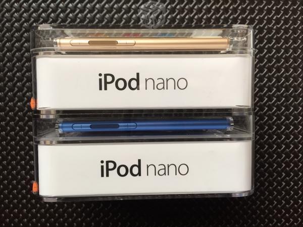 IPOD NANO AZUL Y ORO nuevos y sellados