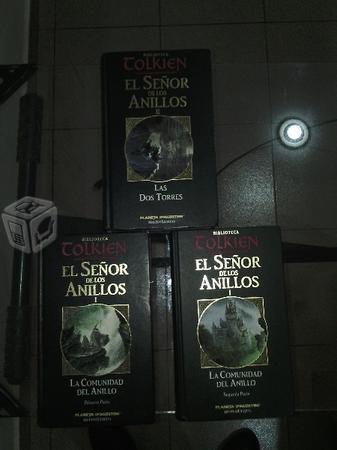 3 Libros de El señor de los Anillos J.R.R. Tolkien