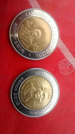 Monedas de zapata, especial y 10 nuevos pesos