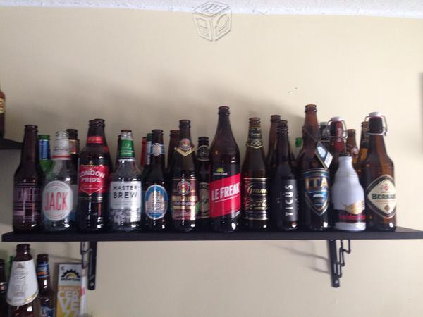 Botellas de cerveza colección