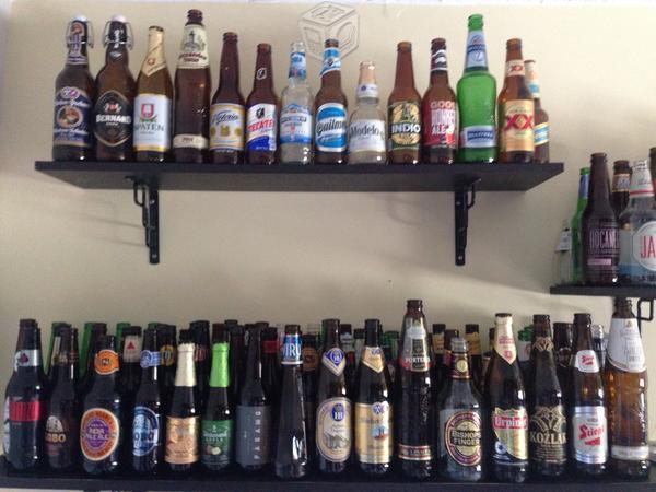 Botellas de cerveza colección