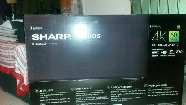 Smart tv sharp aquos 4k
