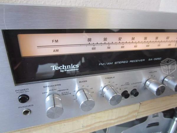 Amplificador Technics (Vintage) Sa 5250 De Fichas