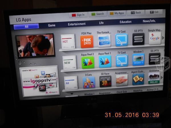 Lg smart tv modelo 47lw5600 youtube , netflix ect