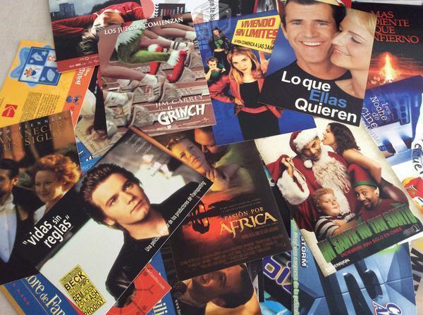 Colección postales Películas Cine