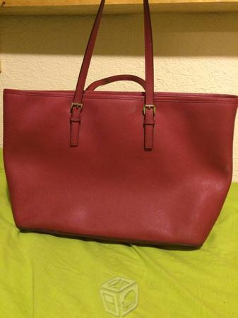 Bolsa Michael Kors, tote grande, roja