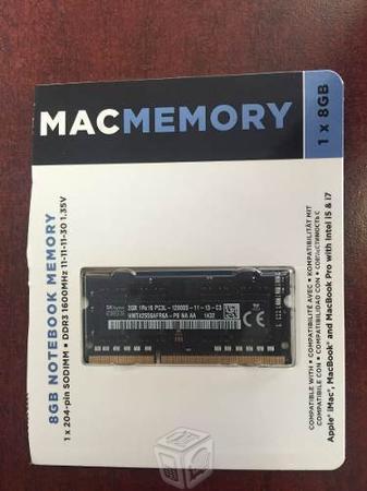 Memoria Ddr3 Para Mac 2gb Pc3l-12800 1600mhz Ddr3l