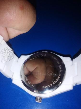 Reloj marca Fossil blanco ORIGINAL