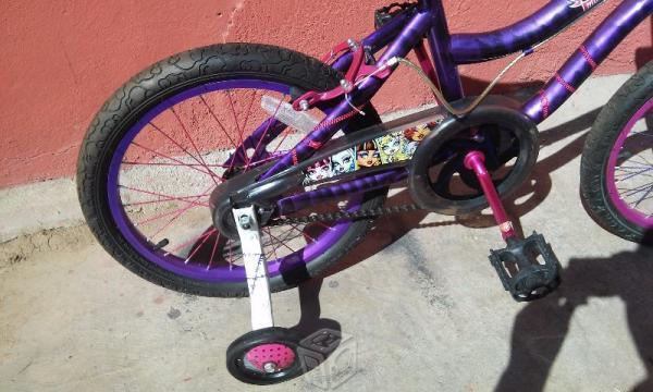 Bicicleta para niña monster high