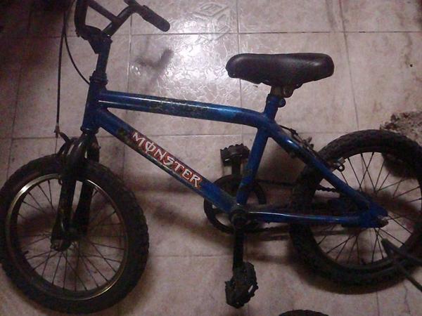 Bicicleta para niño Azul rodada 16