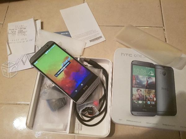 HTC ONE M8 GRIS CAJA LIBRE COMPLETO CAJA t V/C
