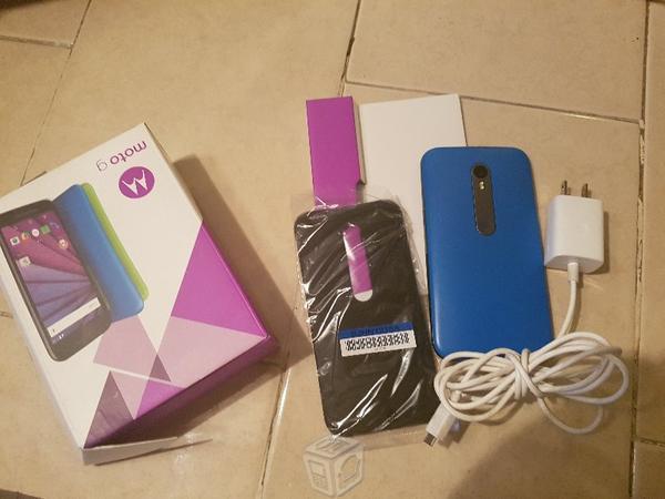 MOTO G3 DUAL SIM 16GB LIBRE COMPAÑIA CAJA t V/C