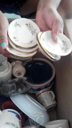Vajilla semicompleta vasos platos tazas