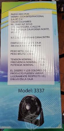 Ventilador Mytek 30.5cm Nuevo