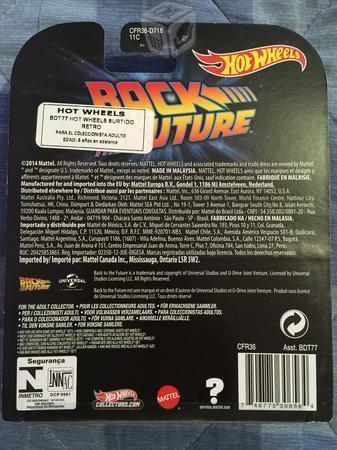 Hot Wheels Retro Time Machine Mr. Fusión BTTF