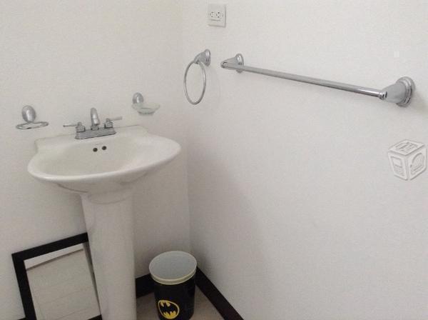 2 paquetes de lavabo de pedestal con accesorios