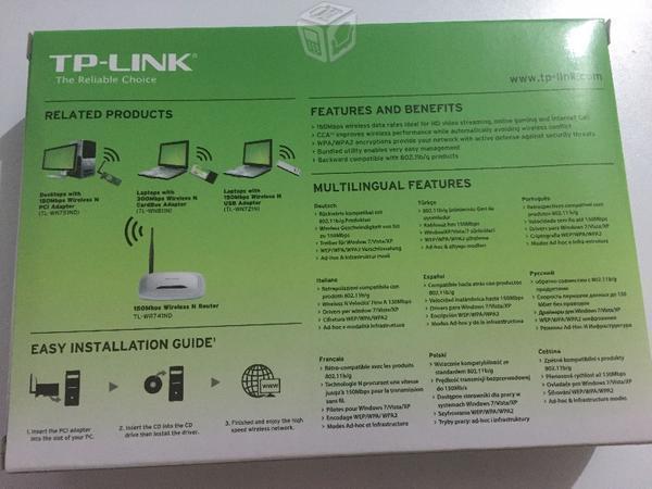 Tarjeta de Red | TP-LINK | 150Mbps PCI Adapter