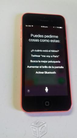 Iphone 5c de 16gb rosa liberado excelente