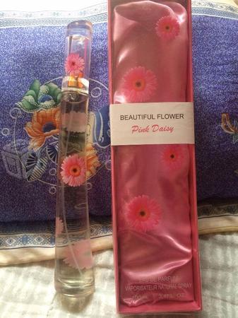 Perfume beautiful flower pink daisy nuevo